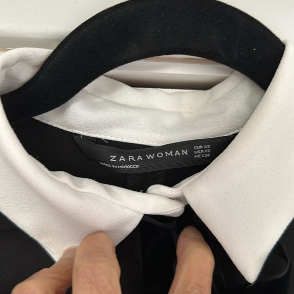 ZARA Black Long Sleeve Dress - Picture 2 of 7